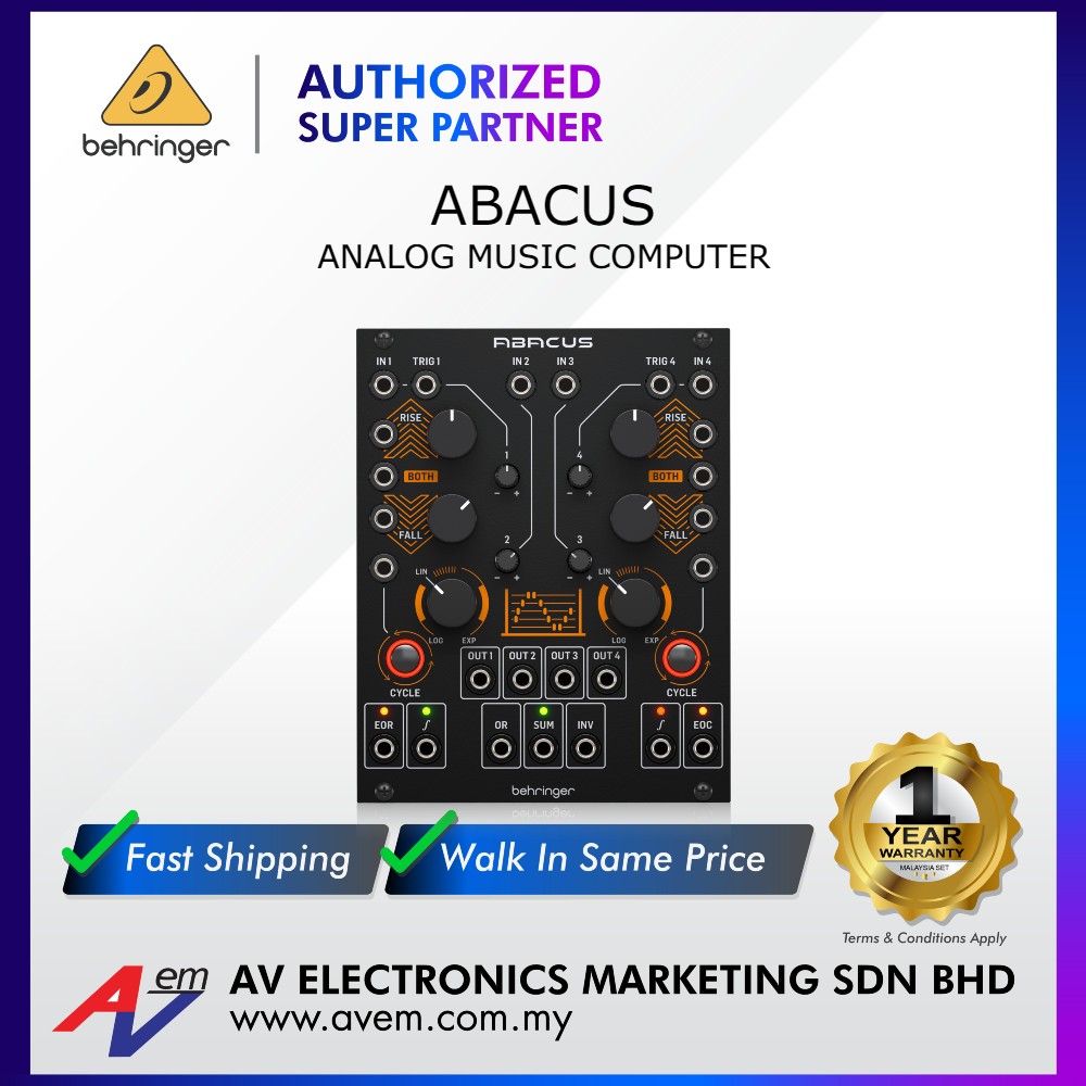 Behringer Pedal Test: Behringer Abacus Vs Make Noise Maths